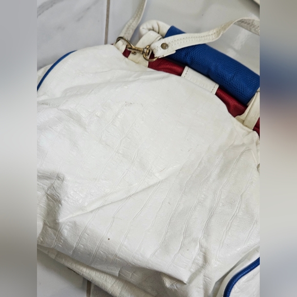 80's vintage Patchwork shoulder bag - Picture 3 of 5